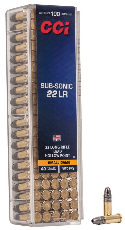 CCI - SUB SONIC HP - 22LR - 100st 