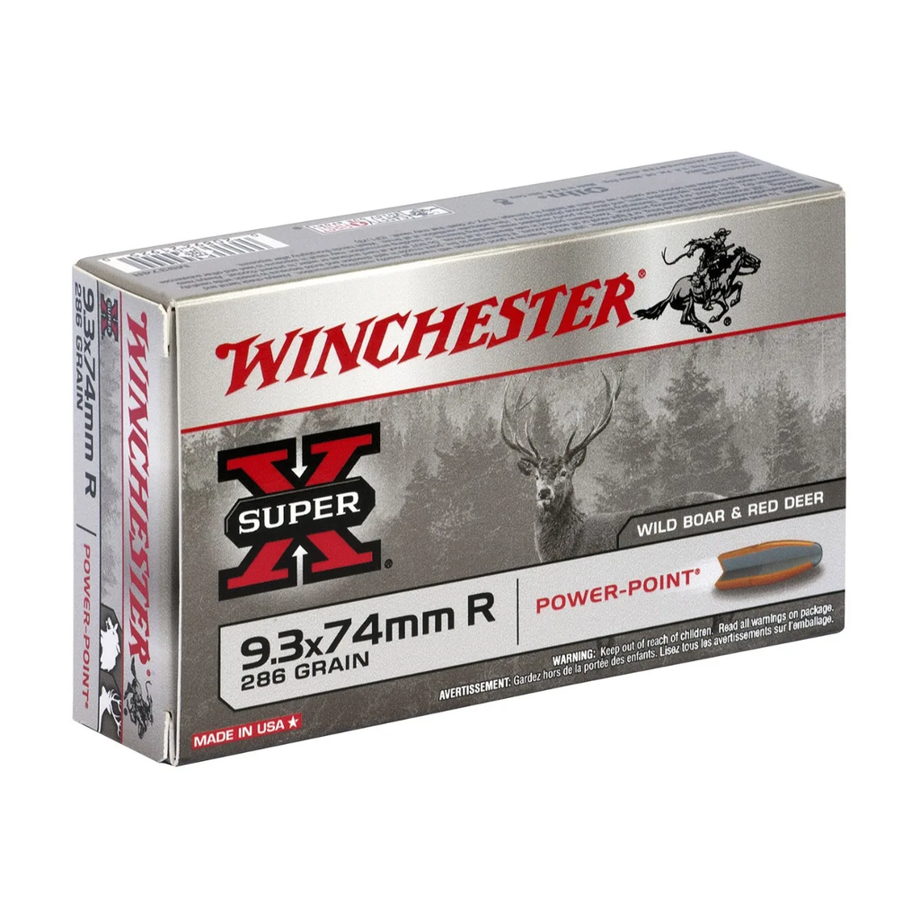 WINCHESTER 9.3x74R Power Point 18.5g/286gr - 20 st