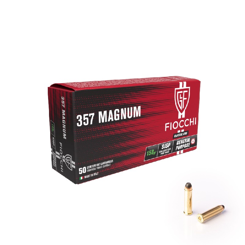 FIOCCHI - 357 Magnum SJSP 158G - 50st